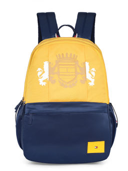 Tommy Hilfiger - Unisex Yellow & Navy Blue Holden Backpack