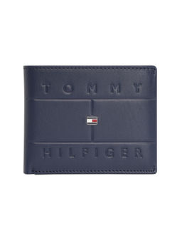 Tommy Hilfiger - Men Navy Blue Rfid Protected Keenes Wallet