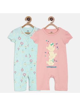 MINI KLUB - Baby Girls Multi Romper (Set of 2)