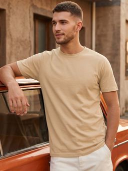 Bewakoof - Men's Brown T-Shirt