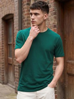Bewakoof - Men's Dark Green T-shirt