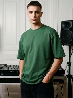 Bewakoof - Eden Green Oversized T-Shirt