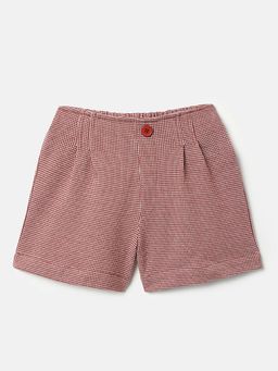 United Colors of Benetton - Textured Regular Fit High Waisted Knit Shorts