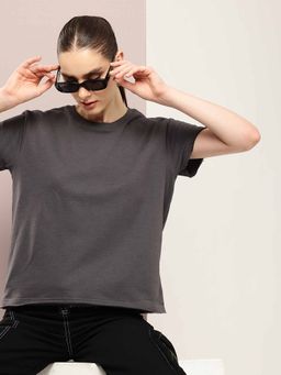 DILLINGER - Grey Solid T-Shirt