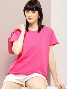 DILLINGER - Pink Solid T-Shirt