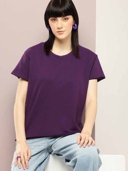 DILLINGER - Purple Solid T-Shirt