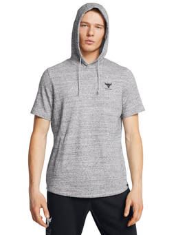 Under Armour - Men's Project Rock Terry Short Sleeve Hoodie