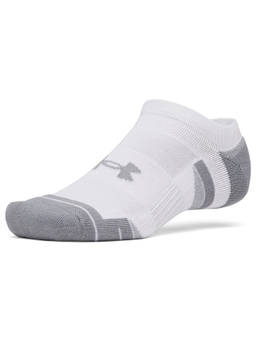 Under Armour - Unisex Performance Tech 3 Pack No Show Socks