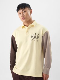 The Souled Store - Official TMNT: Brotherhood Men Rugby Polo T-Shirt