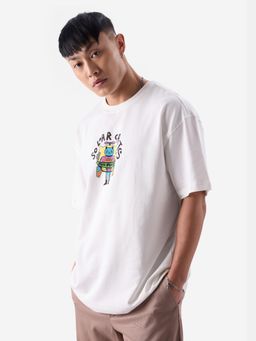 The Souled Store - Original Solar Cats Men Oversized T-Shirt