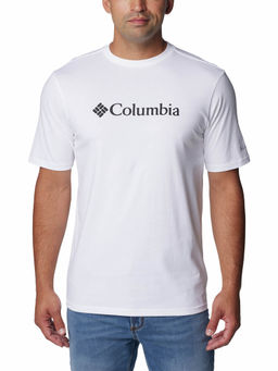 Columbia - Mens White CSC Basic Logo Short Sleeve Tshirt