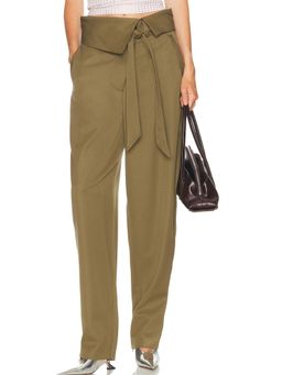 THE ATTICO - Folded Waist Long Pant
