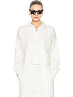 Beyond Yoga - Luxefleece Collared Sweatshirt