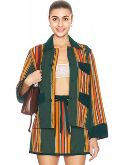 BODE - Parakeet Stripe Craft Jacket