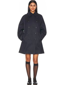 BODE - Waxed Herringbone Peacoat