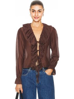 BODE - Heartwood Flounce Blouse