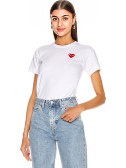 COMME des GARCONS - Cotton Red Emblem Tee