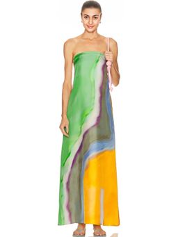 Christopher Esber - Aura Silk Strapless Dress