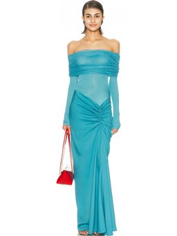 Christopher Esber - Sonora Veiled Ruched Dress
