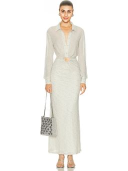 Christopher Esber - Imber Metallic Shirt Dress