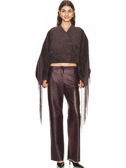 Christopher Esber - Corduroy Cocoon Fringed Jacket