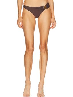 Christopher Esber - Mineral Stone Side Ruched High Brief Bikini Bottom