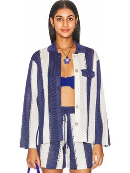 Calle Del Mar - Cabana Stripe Long Sleeve Shirt