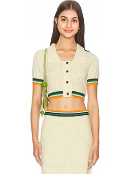 Christopher John Rogers - Cropped Polo Top