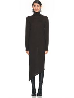 Courreges - One Shoulder Wool Long Dress