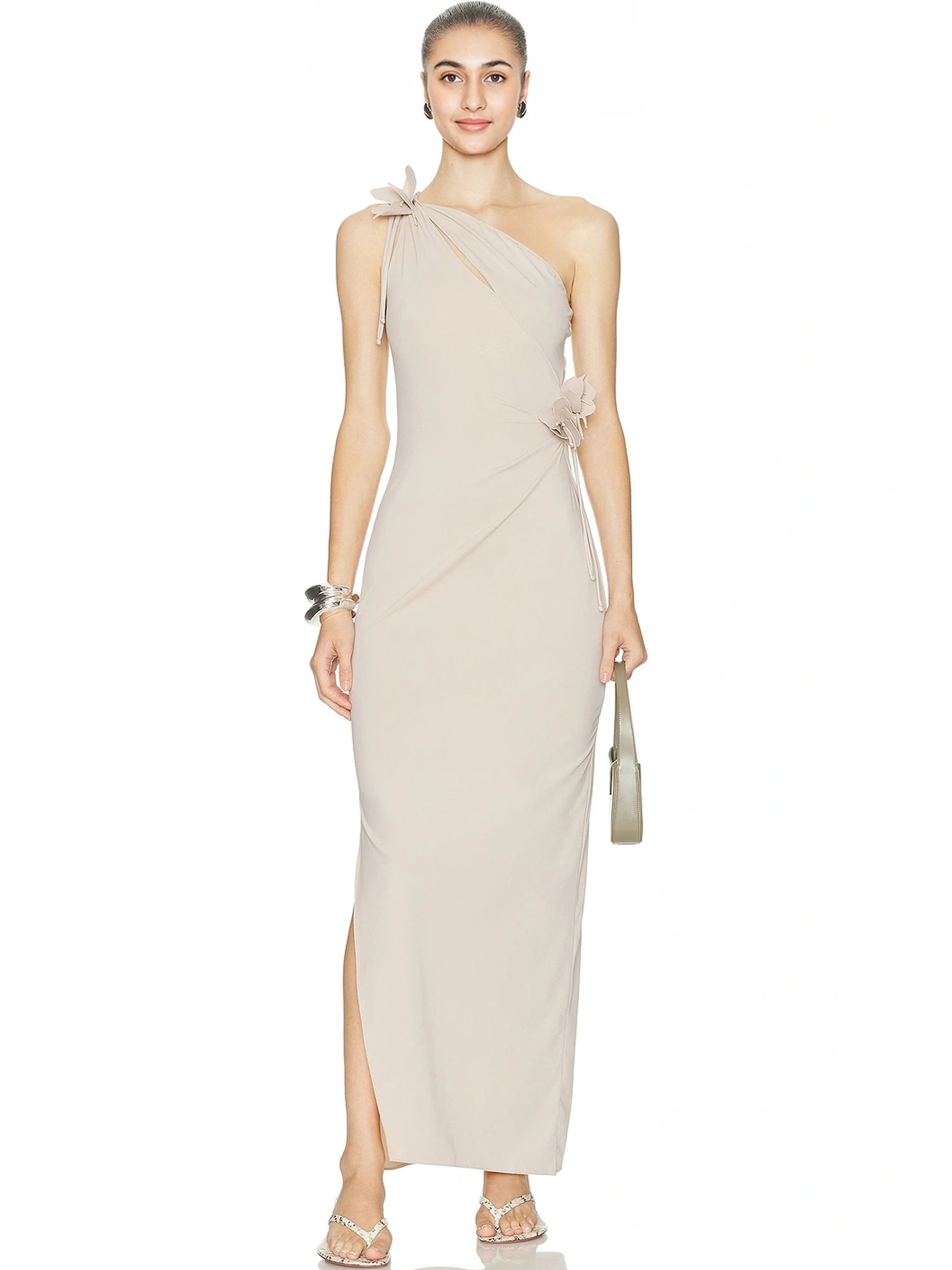 coperni Asymmetric Flower Gown-picture-25