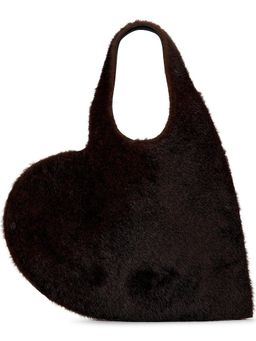 Coperni - Faux Fur Heart Tote Bag