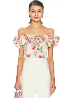 Carolina Herrera - Off The Shoulder Flower Top