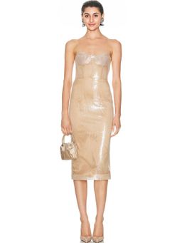 David Koma - Balconette Corset Top DetailDress