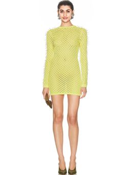 David Koma - Gradient Glass Long SleeveDress