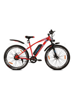 Leader Cycles - Leader E-Power L6 27.5T Electric Cycle with FS and DD Brake - RED/Black - Ideal for 12 + Years