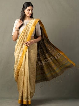 Fabindia - Silk Woven Jamdani Sari