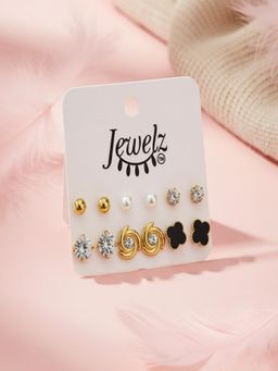 JEWELZ - Versatile Multi-Style Studs (Pack of 6)