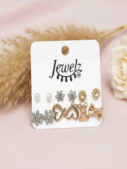 JEWELZ - Aesthetic Earrings (Pack of 6)