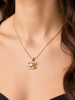 ARTKLIM - Luxury Interlock Crystal Anti-Tarnish Necklace