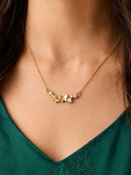 ARTKLIM - Golden Butterfly Sparkle Anti-Tarnish Necklace