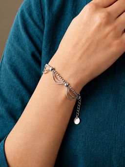 ARTKLIM - Multi Layer Silver Chain Anti-Tarnish Bracelet