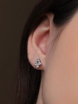 Boldiful - Vivid Helix 925 Sterling Silver Baguette Cut Studs