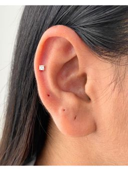 Boldiful - Asscher Cut 925 Sterling Silver Studs