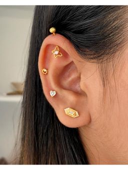 Boldiful - Sunshine White 925 Sterling Silver Studs