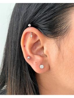 Boldiful - Sunshine White 925 Sterling Silver Studs