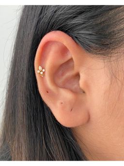 Boldiful - Ziva White 925 Sterling Silver Minimal Studs Gifts For Her
