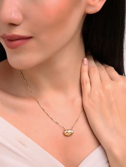 TAAHIRA JEWELLERY - 18K Gold Plated Bambi Pearl Necklace- Anti-Tarnish and Waterproof