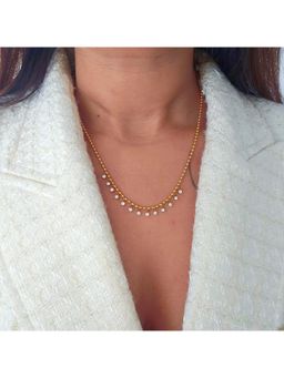 TAAHIRA JEWELLERY - 18K Gold Plated Sophia Zircon Necklace - Anti-Tarnish and Waterproof