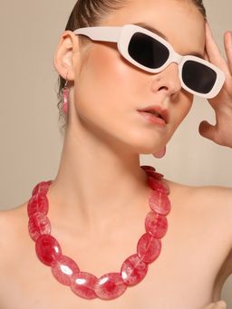 VENI - Beaded Necklace with Earrings