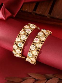 ZEWEL WORKS - Multi-Color Meena Bangle